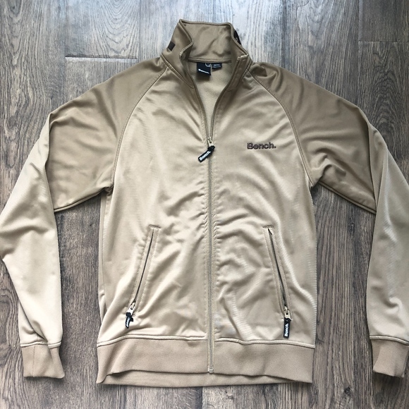 Bench | Men's Tan Athletic Jacket sz M - Picture 2 of 8
